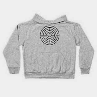 Sacred Labyrinth Kids Hoodie